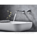 Wall Mounted Bathroom Concealed Basin Faucet